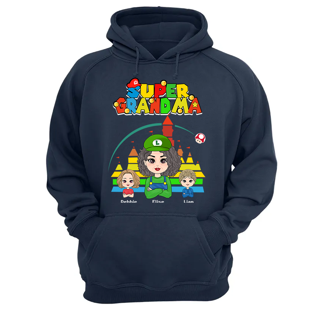 Personalized Super Gigi Shirt - Mother's Day Gift - Mother's Day Shirt - Gamer Grandma Shirt