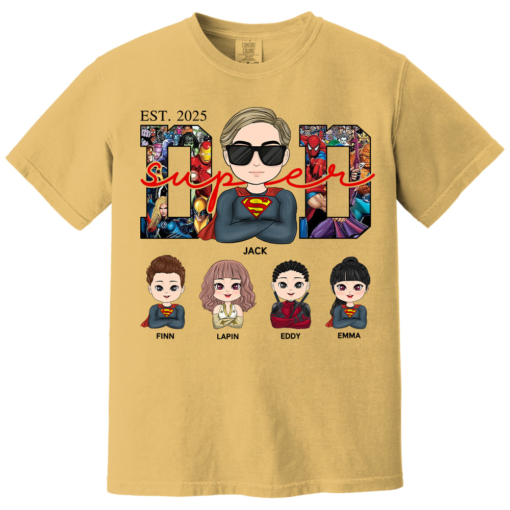 Super Dad - Personalized Shirt Gift For Dad Mom Tu24