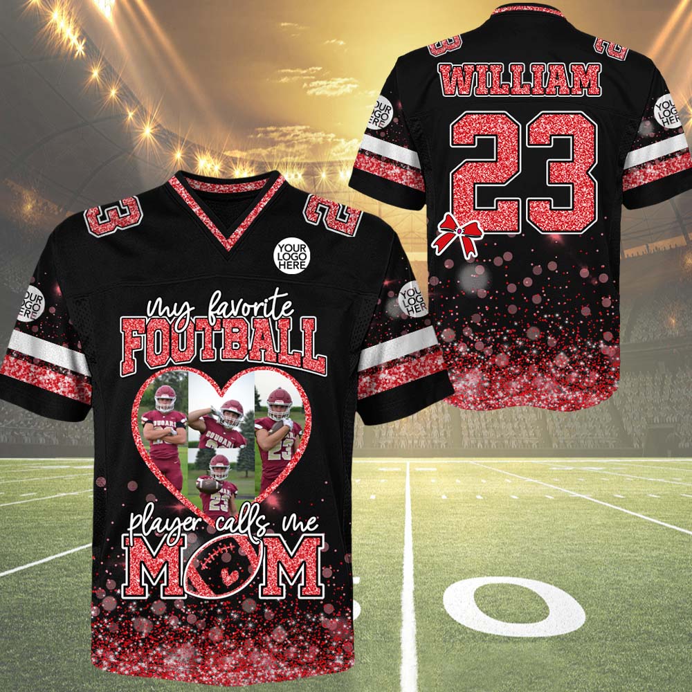 Football Mom - Jersey For Football Lovers - Personalized All Over Print Shirt For Football Player NA04 Pt99