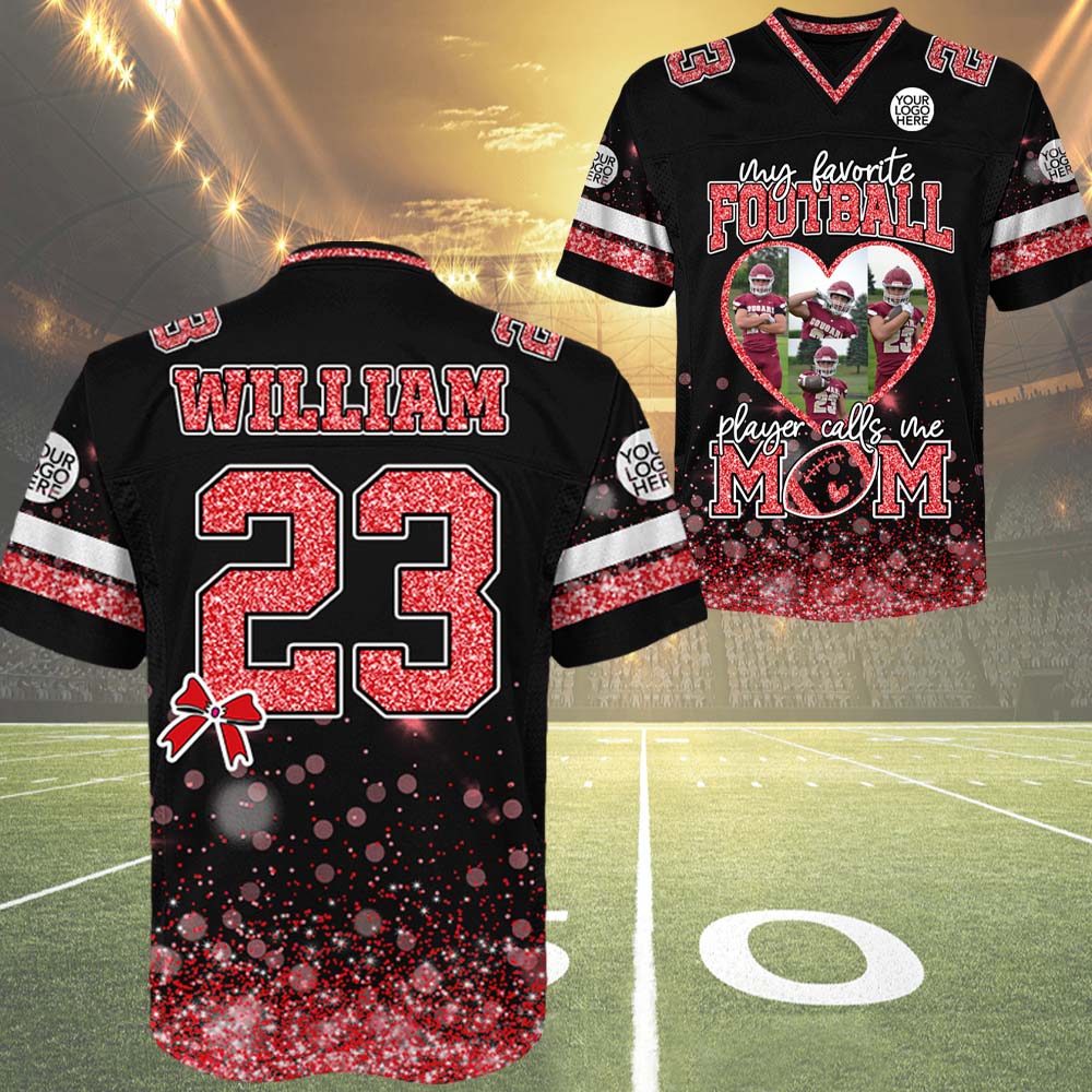 Football Mom - Jersey For Football Lovers - Personalized All Over Print Shirt For Football Player NA04 Pt99