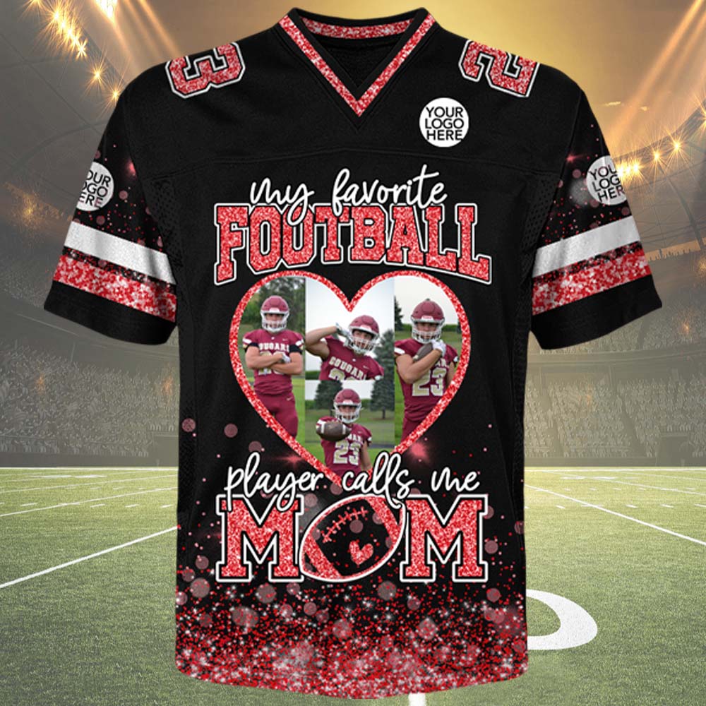 Football Mom - Jersey For Football Lovers - Personalized All Over Print Shirt For Football Player NA04 Pt99
