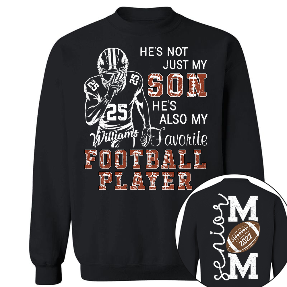 Custom Senior Football Mom 2027 Shirt, Sports Mom Gift L0411 Hv01