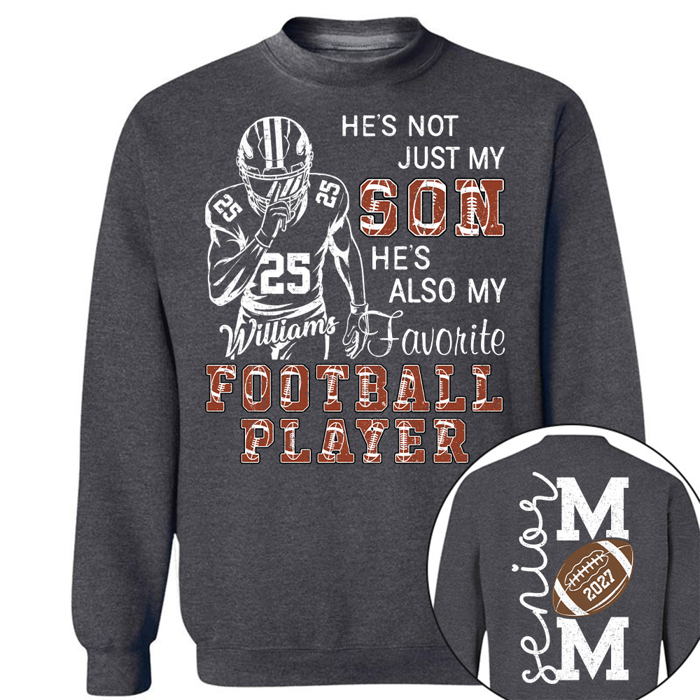 Custom Senior Football Mom 2027 Shirt, Sports Mom Gift L0411 Hv01