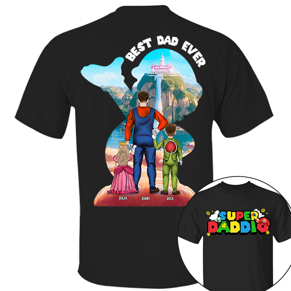 Personalized Super Daddio, Best Dad Ever Shirt, Super Dad Shirt, Father's Day Gift For Dad