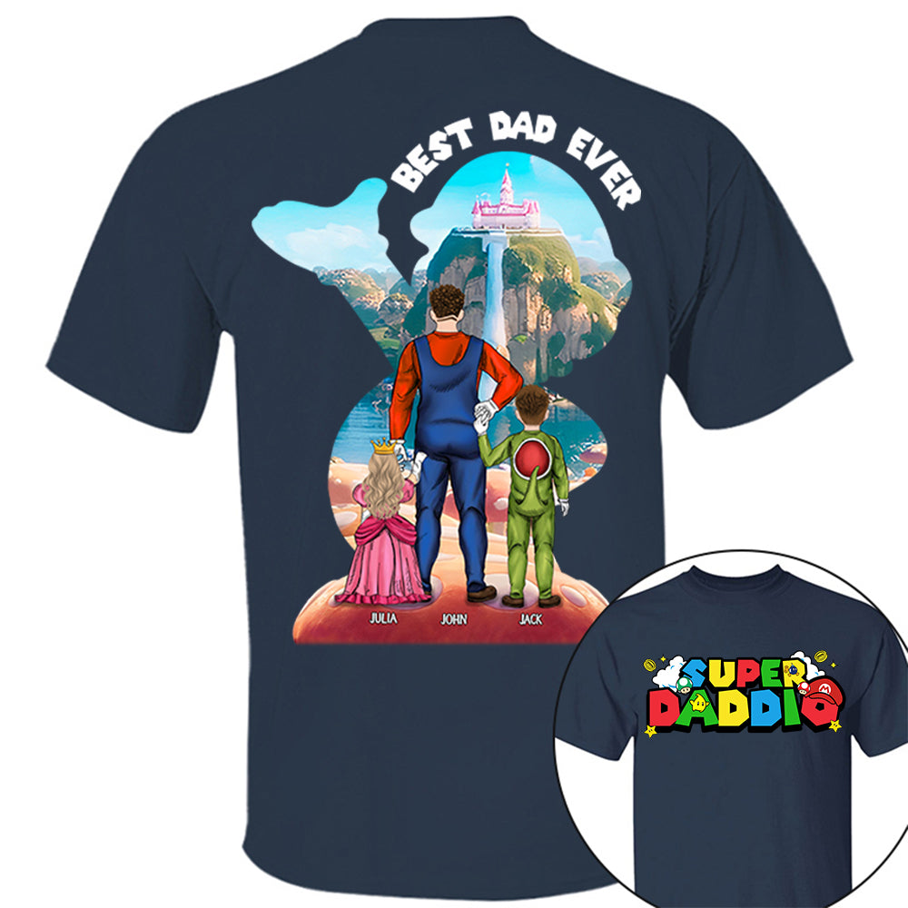 Personalized Super Daddio, Best Dad Ever Shirt, Super Dad Shirt, Father's Day Gift For Dad