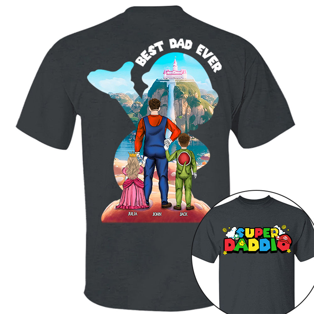 Personalized Super Daddio, Best Dad Ever Shirt, Super Dad Shirt, Father's Day Gift For Dad