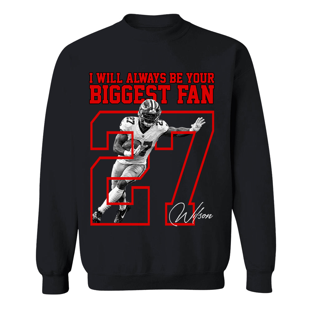 Personalized Washed Tee Custom American Football Players Sport Family NA04 T24