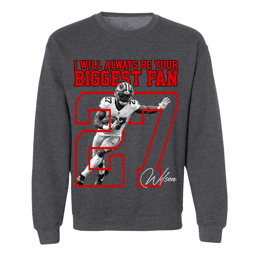 Personalized Washed Tee Custom American Football Players Sport Family NA04 T24