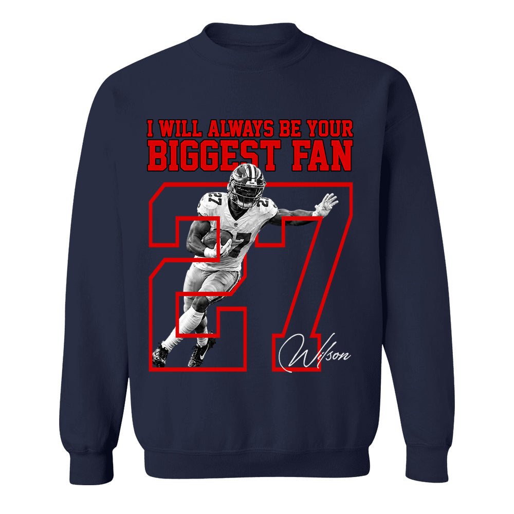 Personalized Washed Tee Custom American Football Players Sport Family NA04 T24