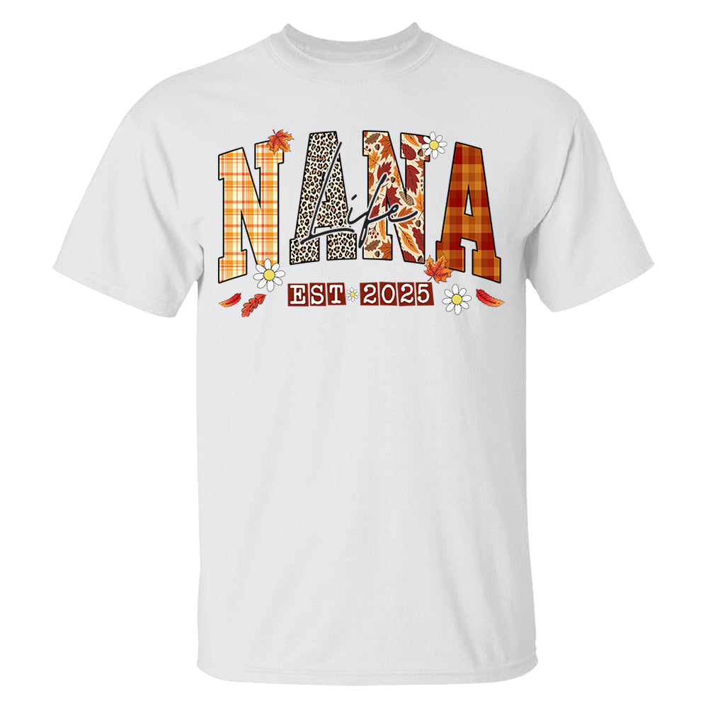 Preppy Fall Mimi Life, Personalized For Grandma And Kids Nh00