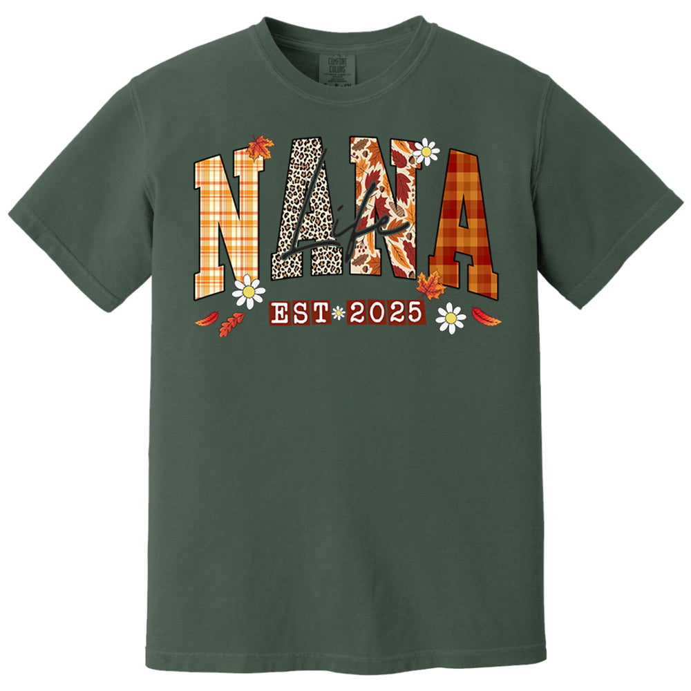 Preppy Fall Mimi Life, Personalized For Grandma And Kids Nh00