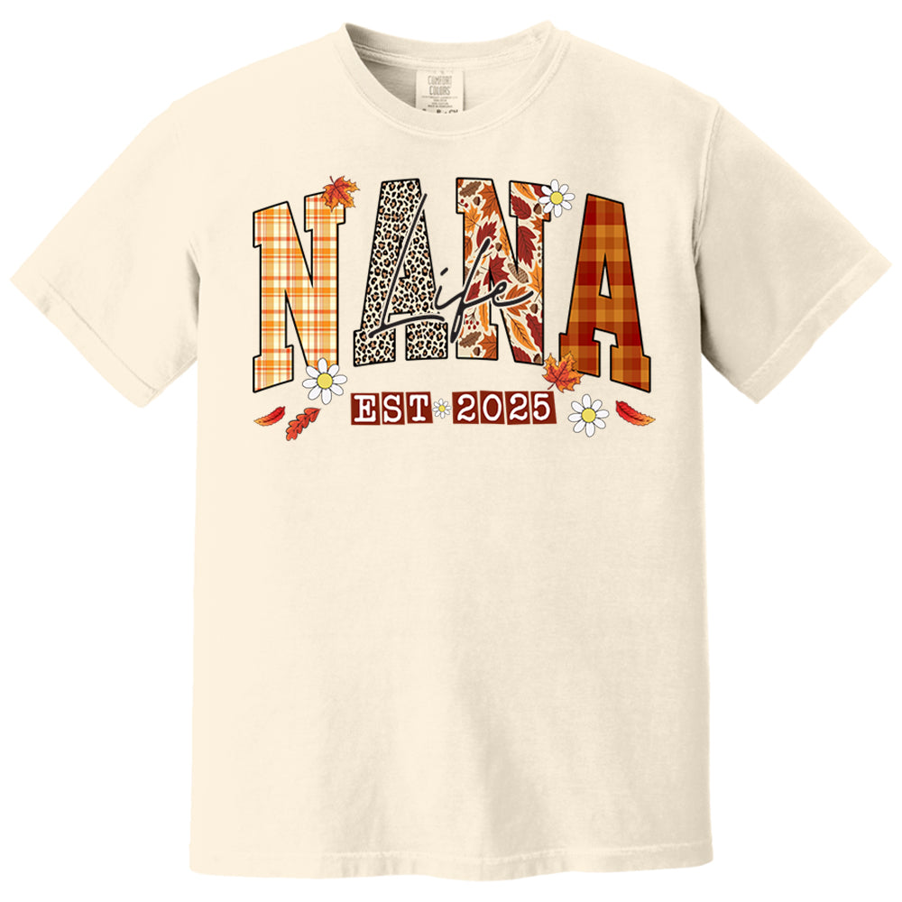 Preppy Fall Mimi Life, Personalized For Grandma And Kids Nh00