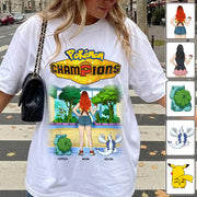 Pokémom Champions-Personalized Shirt For Mom, Dad Custom Nickname With Kids Gift Na02 VH01