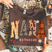 Preppy Fall Mimi Life, Personalized For Grandma And Kids Nh00