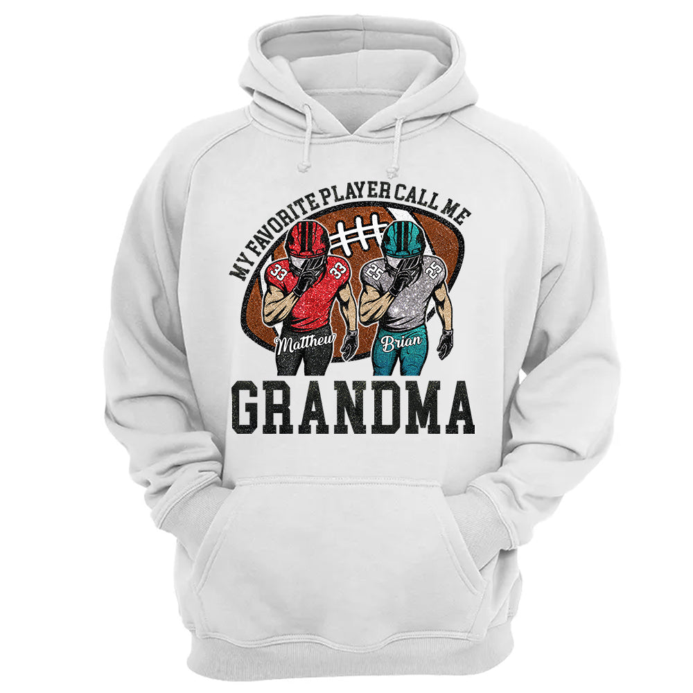 My Favorite Player Call Me Mom Grandma Personalized Football Mom Grandma Shirt Gift For Sport Family T1807 TH23