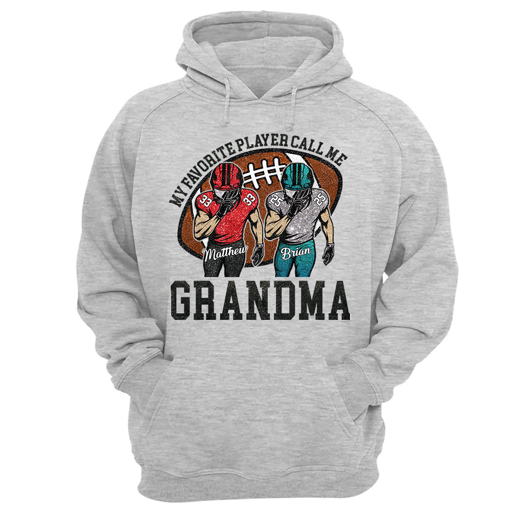 My Favorite Player Call Me Mom Grandma Personalized Football Mom Grandma Shirt Gift For Sport Family T1807 TH23