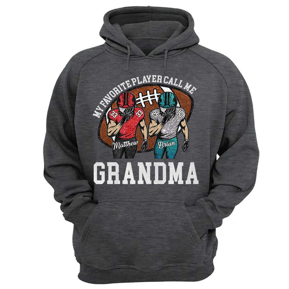 My Favorite Player Call Me Mom Grandma Personalized Football Mom Grandma Shirt Gift For Sport Family T1807 TH23