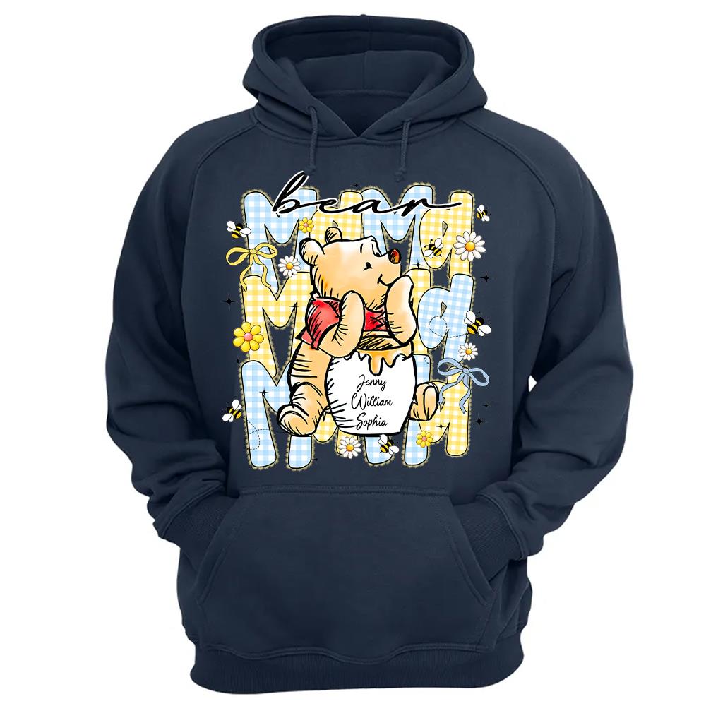 Mama Bear, Best Mama Ever, Personalized Mama Bear With Kids Name Shirt Sweatshirt, Gift For Mom, Gift For Mother's Day MI209 Hv01