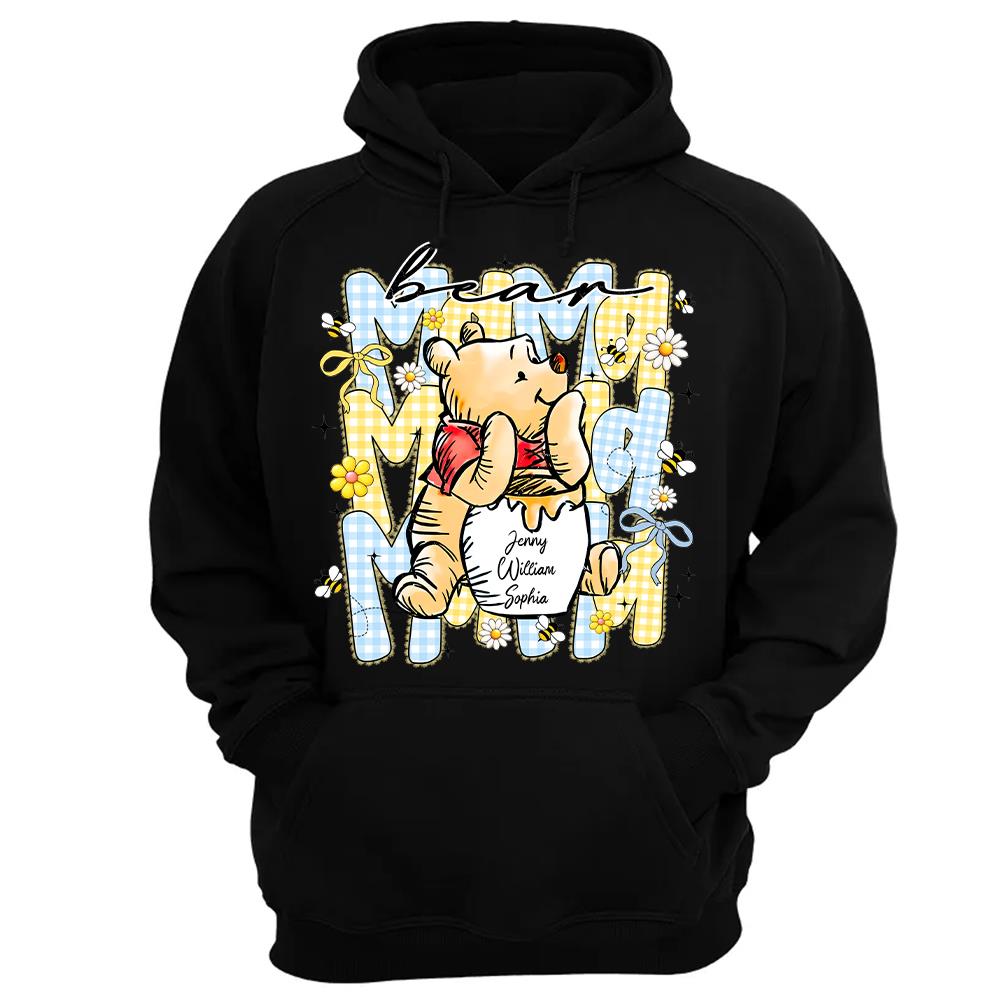 Mama Bear, Best Mama Ever, Personalized Mama Bear With Kids Name Shirt Sweatshirt, Gift For Mom, Gift For Mother's Day MI209 Hv01