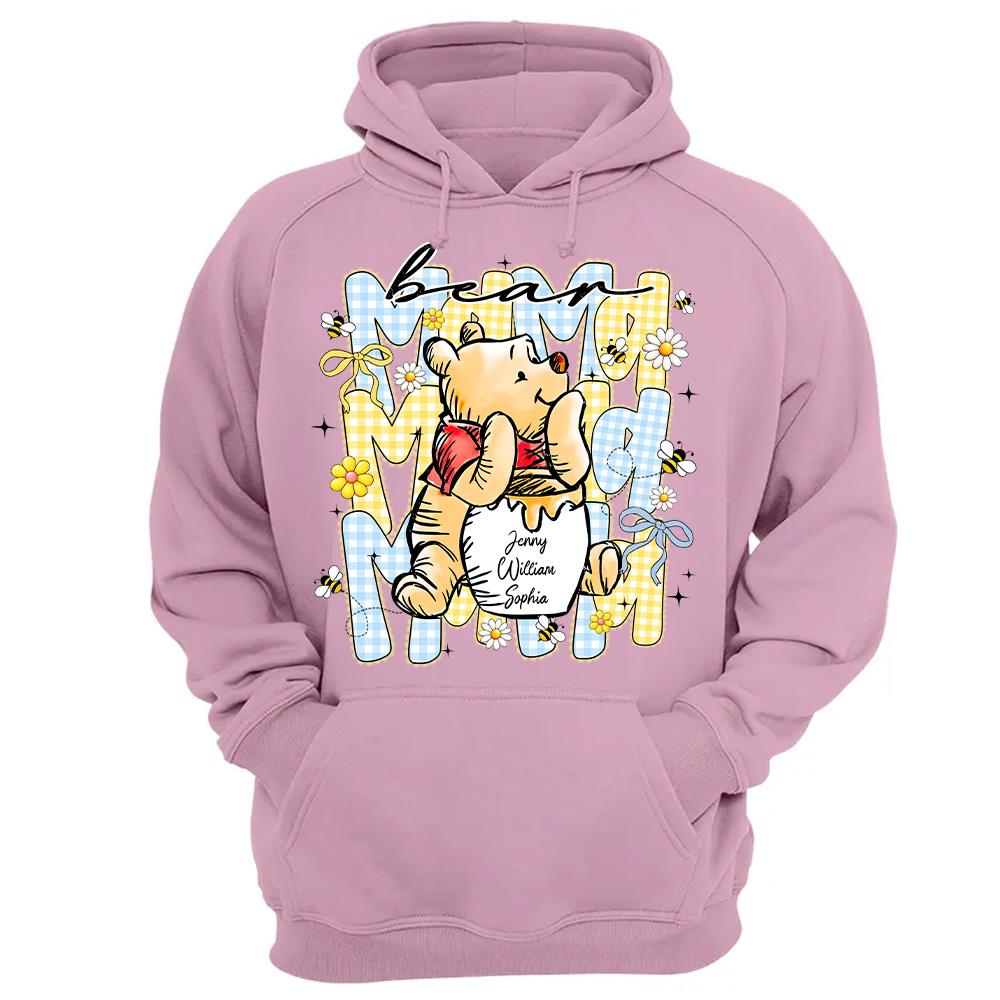 Mama Bear, Best Mama Ever, Personalized Mama Bear With Kids Name Shirt Sweatshirt, Gift For Mom, Gift For Mother's Day MI209 Hv01