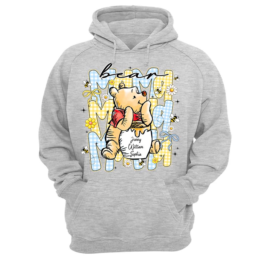 Mama Bear, Best Mama Ever, Personalized Mama Bear With Kids Name Shirt Sweatshirt, Gift For Mom, Gift For Mother's Day MI209 Hv01