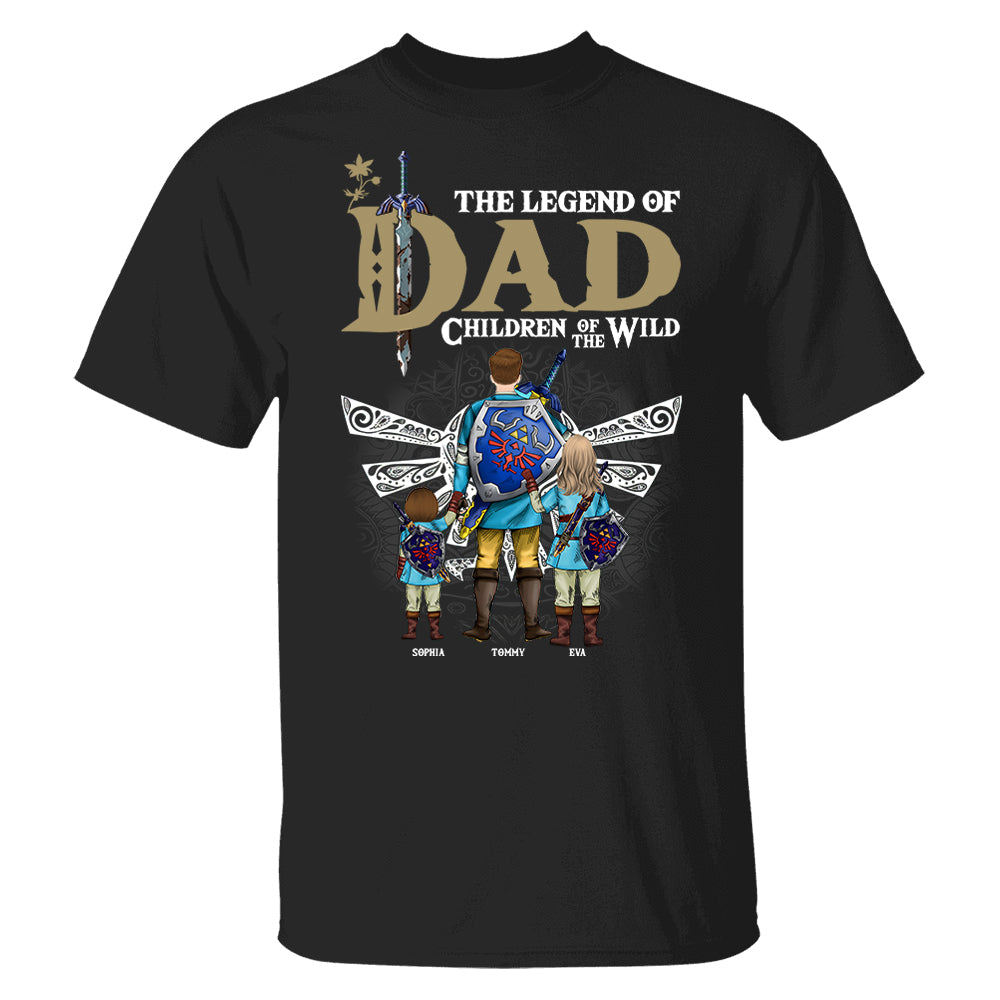 Personalized The Legend Of Dad Children Of The Wild, Gift For Father's Day T1807 Pt99