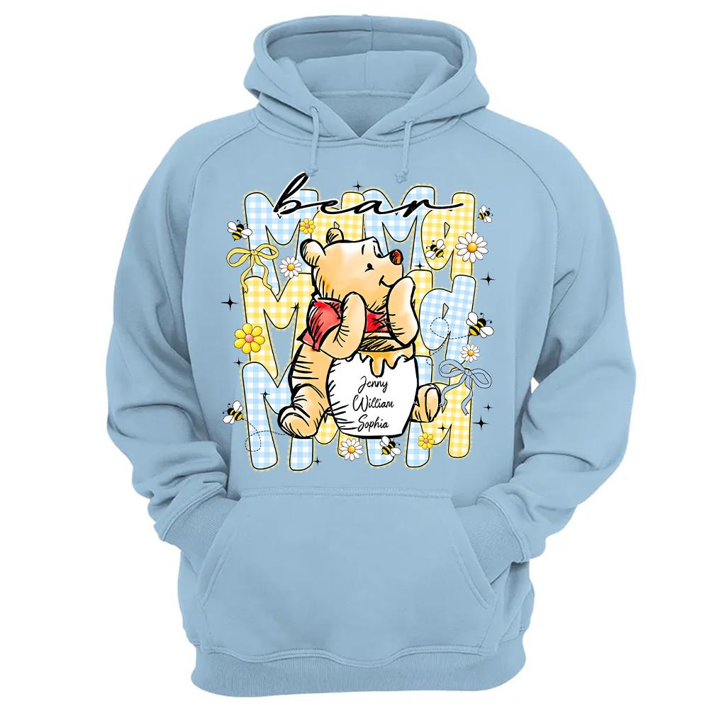Mama Bear, Best Mama Ever, Personalized Mama Bear With Kids Name Shirt Sweatshirt, Gift For Mom, Gift For Mother's Day MI209 Hv01