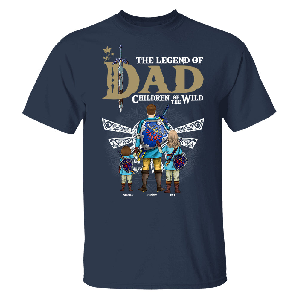 Personalized The Legend Of Dad Children Of The Wild, Gift For Father's Day T1807 Pt99