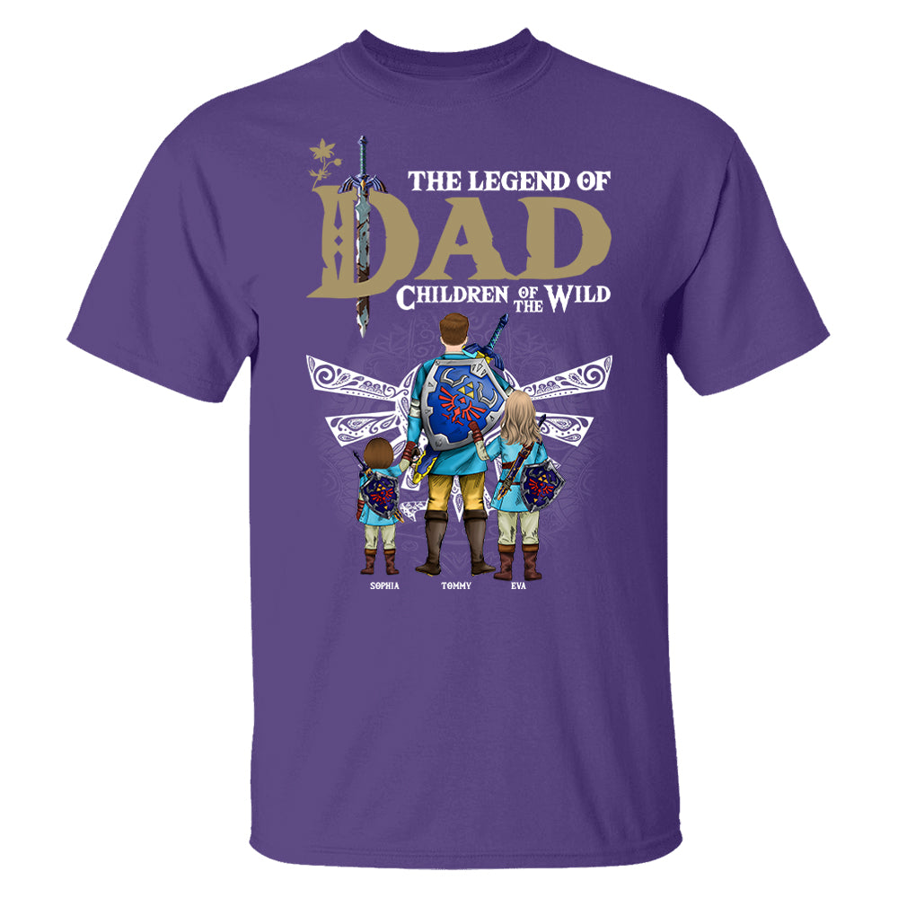 Personalized The Legend Of Dad Children Of The Wild, Gift For Father's Day T1807 Pt99