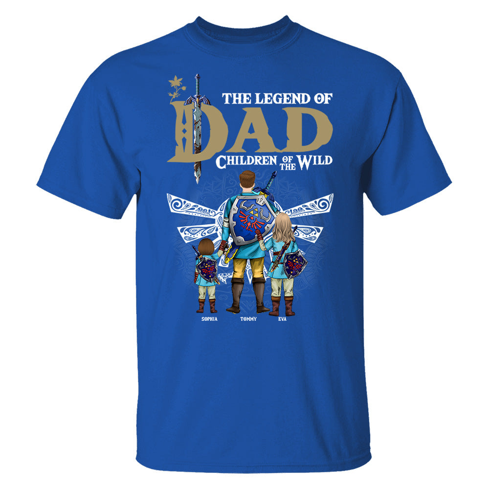 Personalized The Legend Of Dad Children Of The Wild, Gift For Father's Day T1807 Pt99
