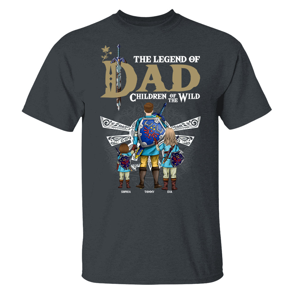 Personalized The Legend Of Dad Children Of The Wild, Gift For Father's Day T1807 Pt99