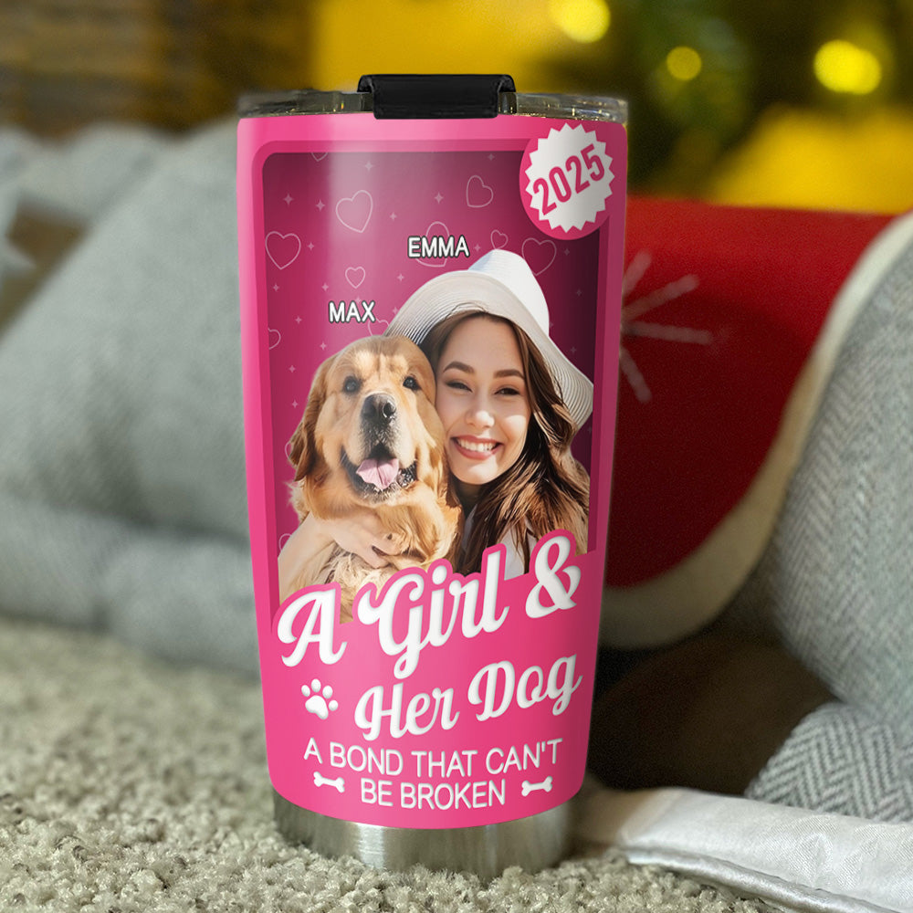 Custom Toy Box Tumbler - Personalized Birthday Gifts For Dog Lovers, Dog Dad And Mom T1807 Li29