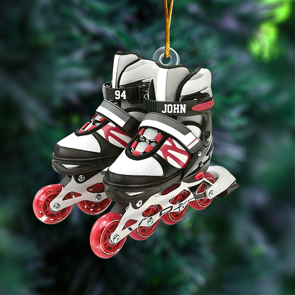 Roller Skate Personalized Acrylic Christmas Ornament, Gift For Roller Skate Lovers Tu20