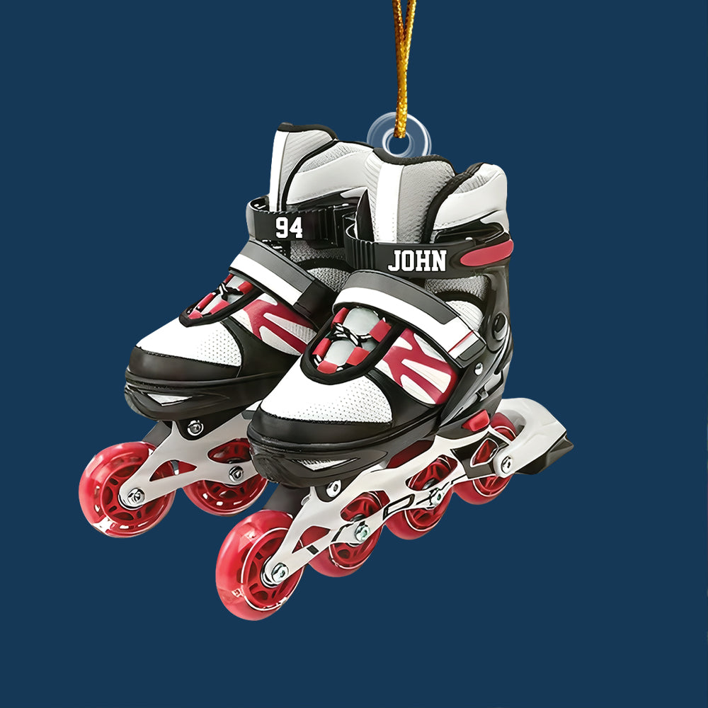 Roller Skate Personalized Acrylic Christmas Ornament, Gift For Roller Skate Lovers Tu20