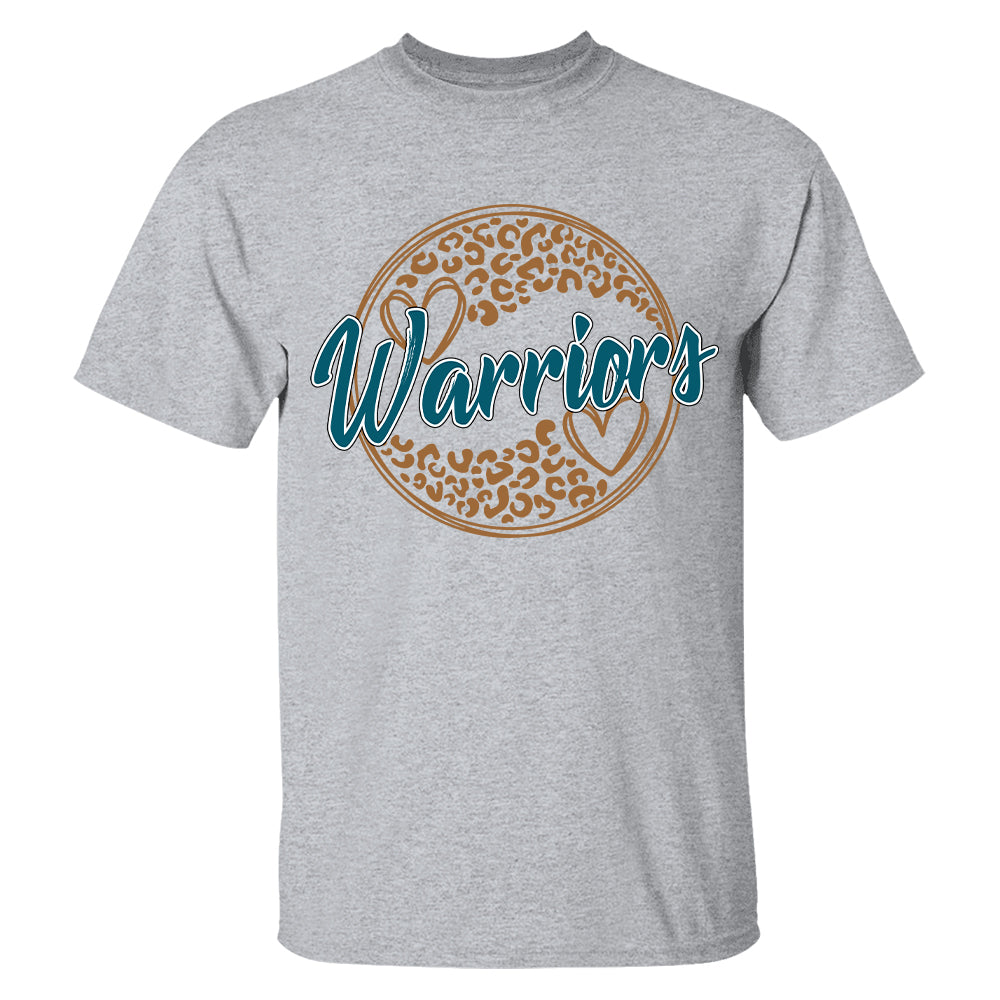 Ph99-School Mascot Personalized Shirt Circle Leopard Custom School Spirit Test Vr Ph99 Tu20-31.07.2026