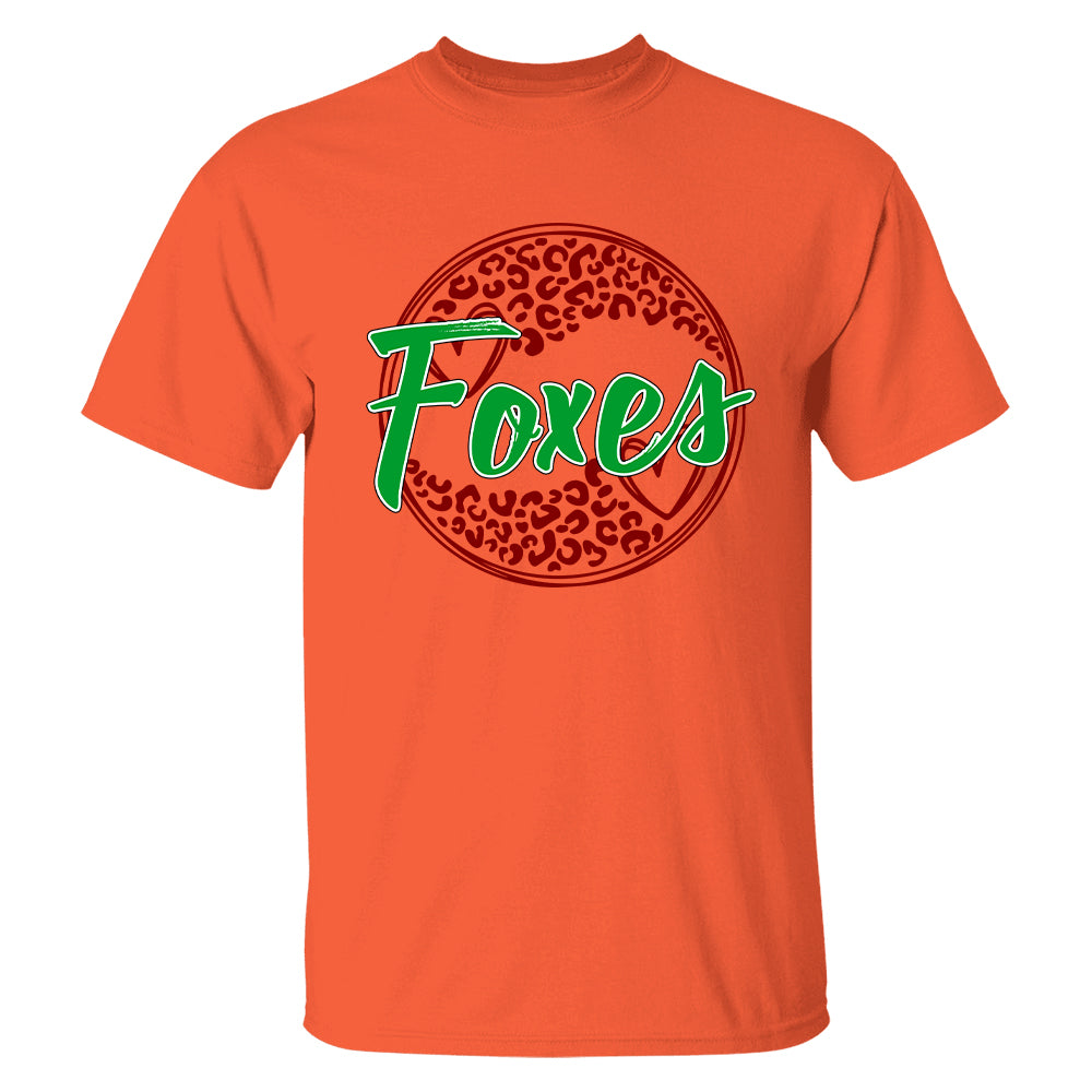 Ph99-School Mascot Personalized Shirt Circle Leopard Custom School Spirit Test Vr Ph99 Tu20-31.07.2026