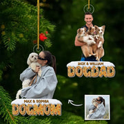 Personalized Custom Photo Acrylic Ornament - Christmas Gift For Dog Lovers T1807 Pt99