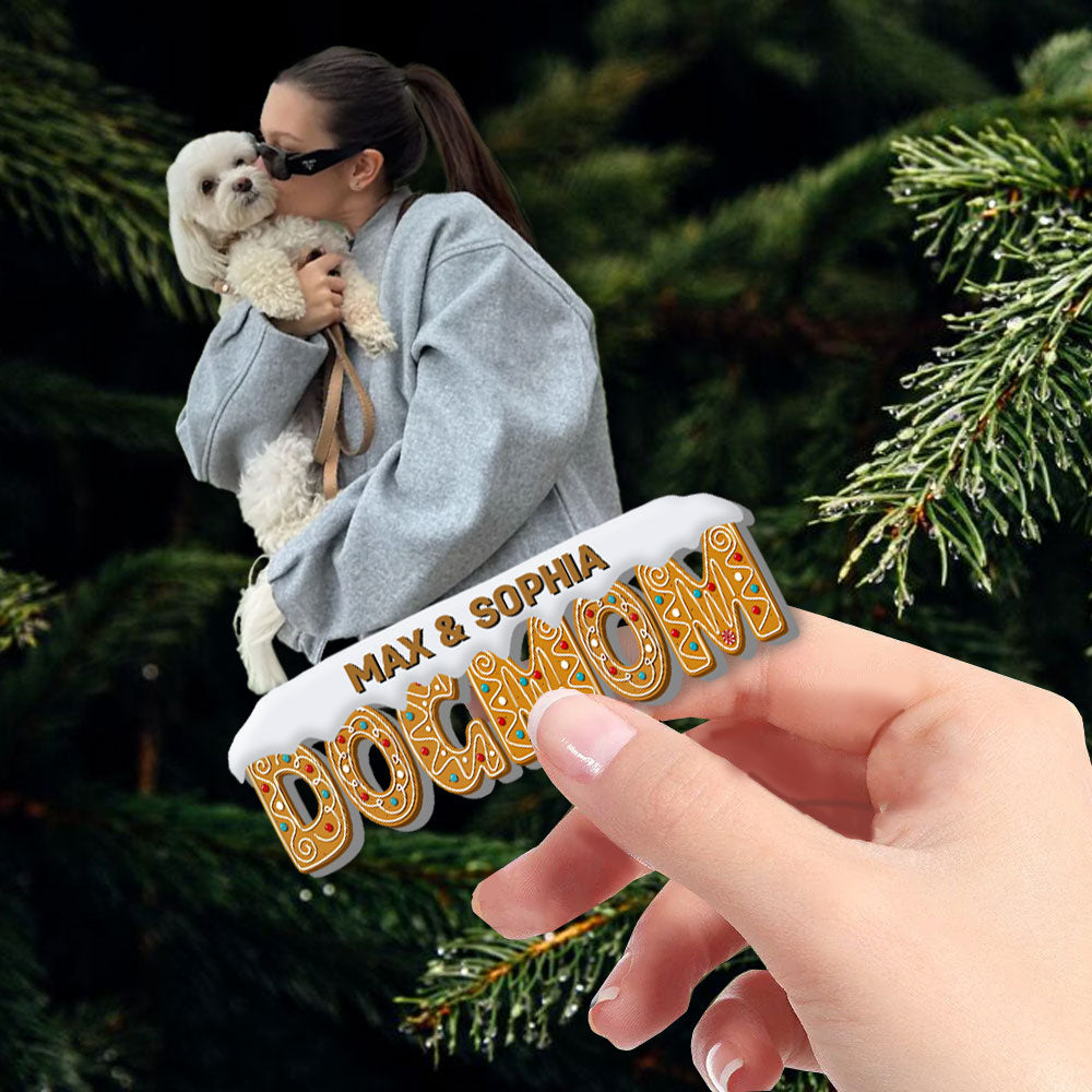 Personalized Custom Photo Acrylic Ornament - Christmas Gift For Dog Lovers T1807 Pt99