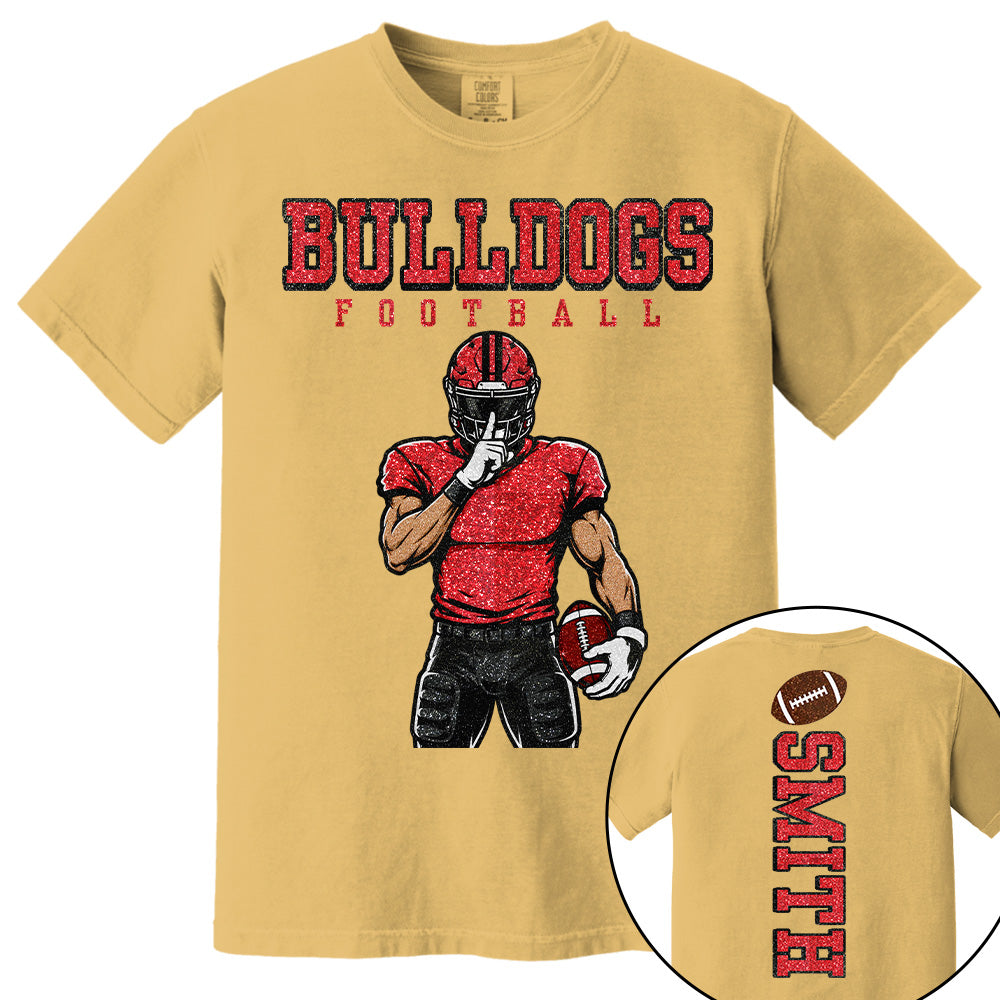 Personalized American Football Mom Shirt - Football GameDay Custom Shirt For Mom, Dad Na02 T24