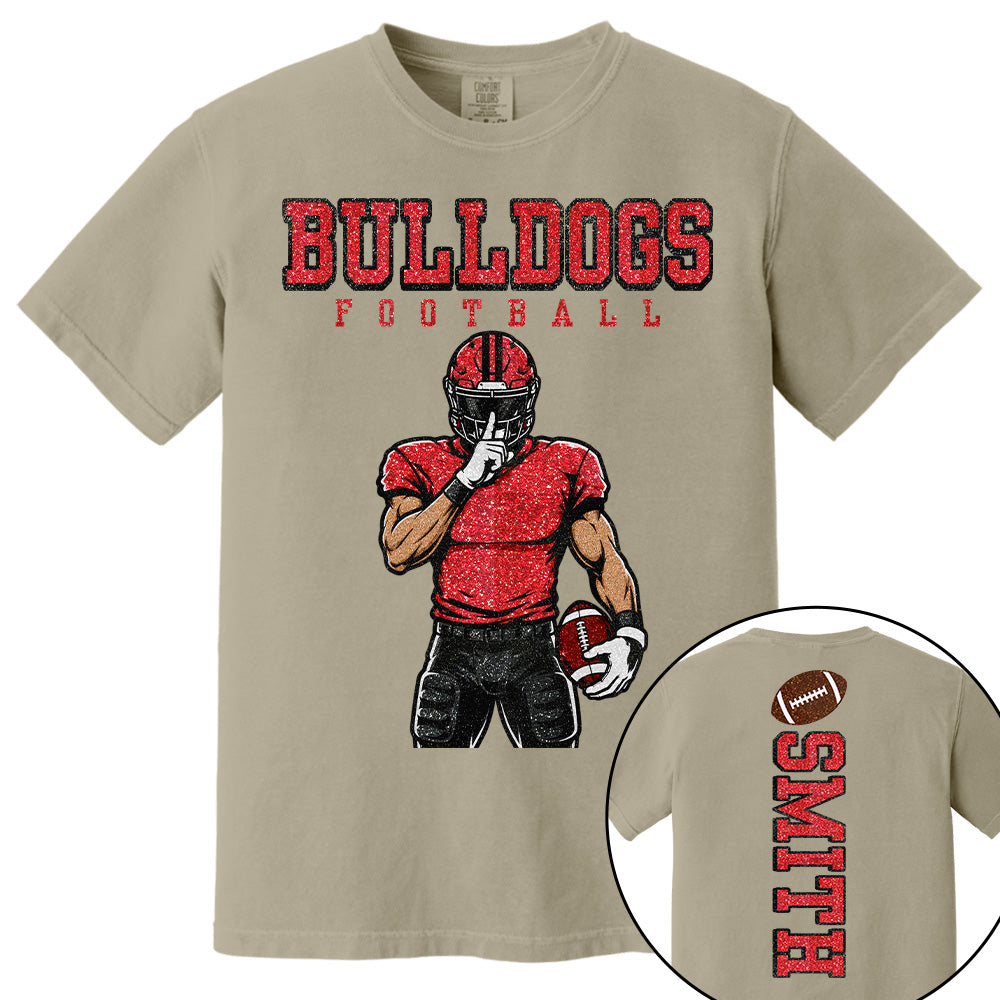 Personalized American Football Mom Shirt - Football GameDay Custom Shirt For Mom, Dad Na02 T24