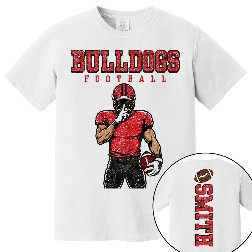 Personalized American Football Mom Shirt - Football GameDay Custom Shirt For Mom, Dad Na02 T24