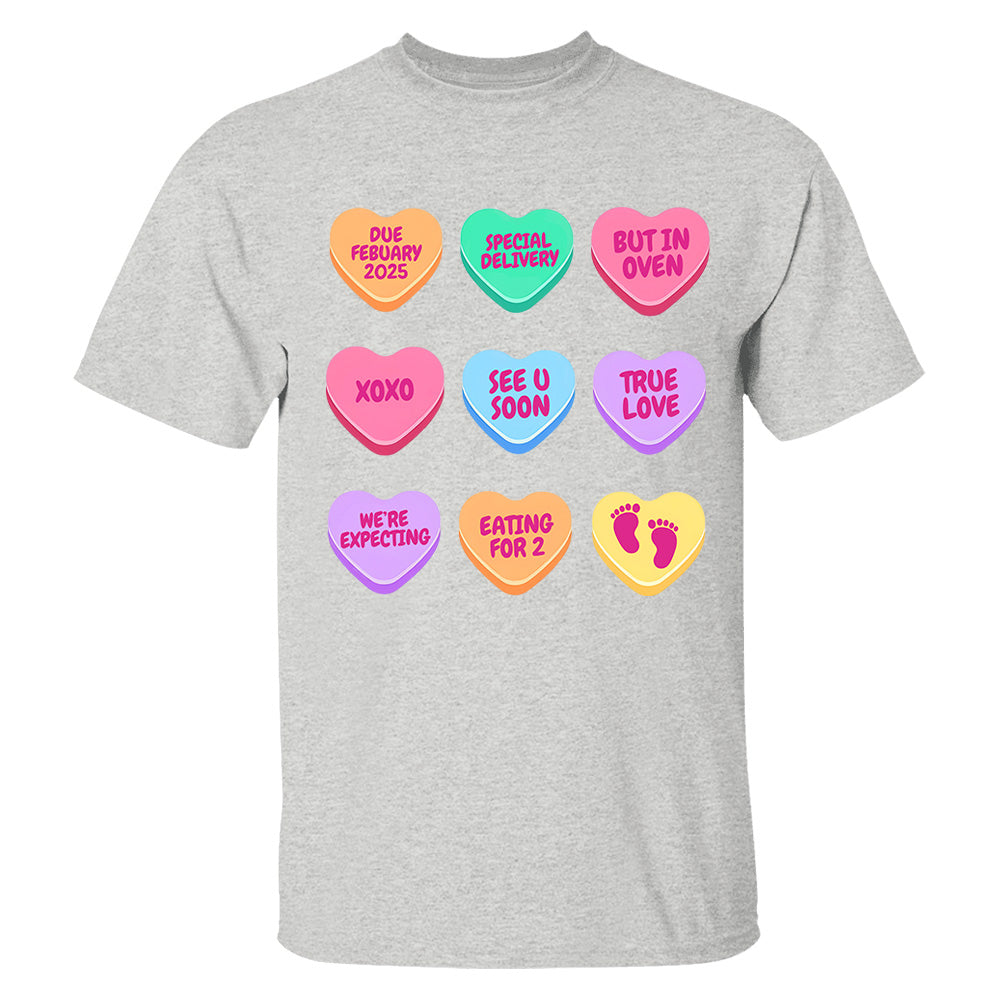Valentine's Day Pregnancy Announcement Shirt, Valentine Baby Announcement, Valentine Baby Shower, Valentine Pregnancy Shirt, Expecting Gift Tu20