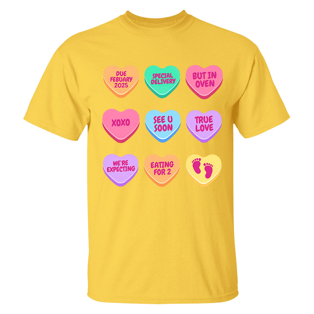 Valentine's Day Pregnancy Announcement Shirt, Valentine Baby Announcement, Valentine Baby Shower, Valentine Pregnancy Shirt, Expecting Gift Tu20