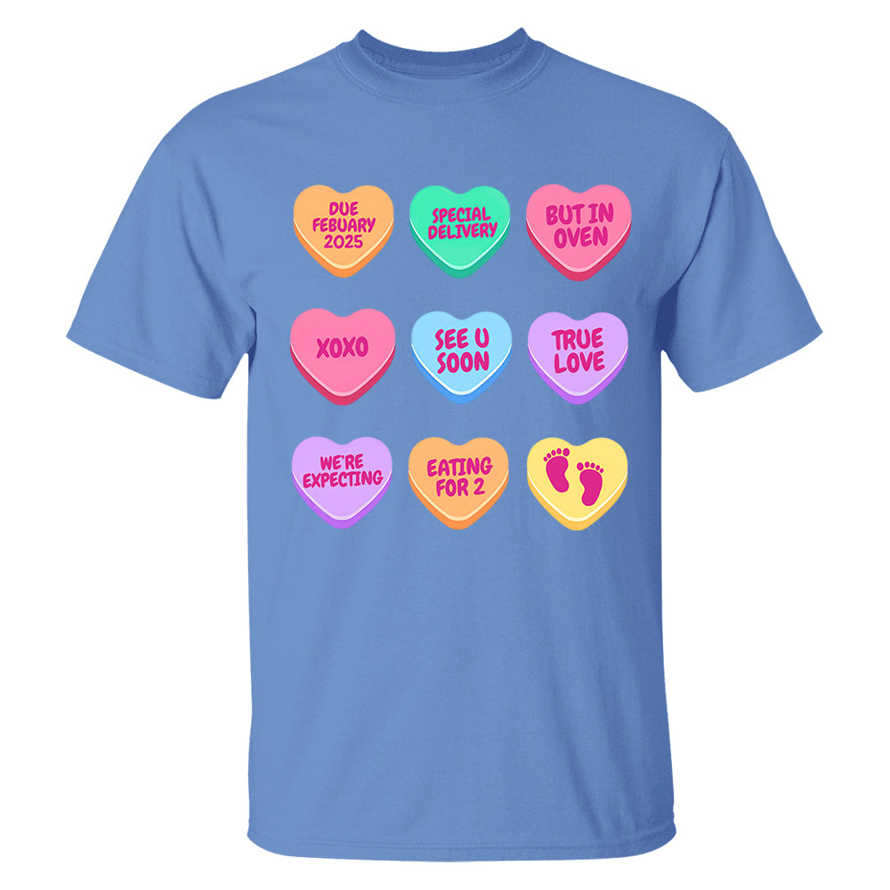 Valentine's Day Pregnancy Announcement Shirt, Valentine Baby Announcement, Valentine Baby Shower, Valentine Pregnancy Shirt, Expecting Gift Tu20