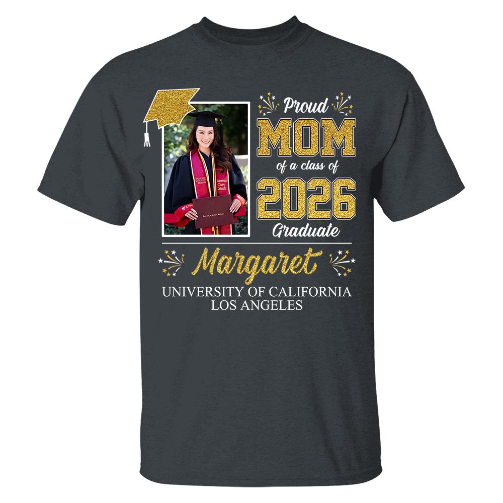 Personalized Graduation Shirts Custom Graduation Shirt Class of 2026 Family Gifts For Family Member Graduation Shirt Vr2 Na02 Hv01
