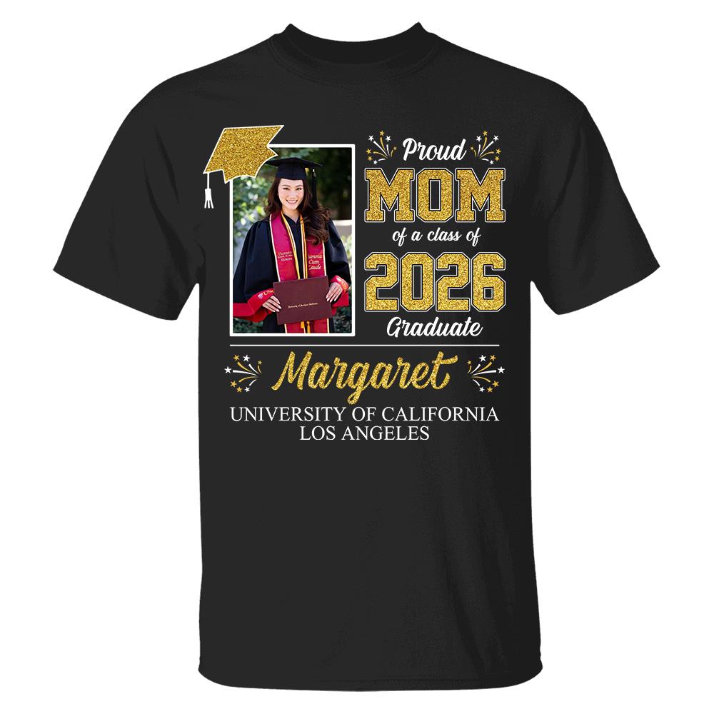 Personalized Graduation Shirts Custom Graduation Shirt Class of 2026 Family Gifts For Family Member Graduation Shirt Vr2 Na02 Hv01