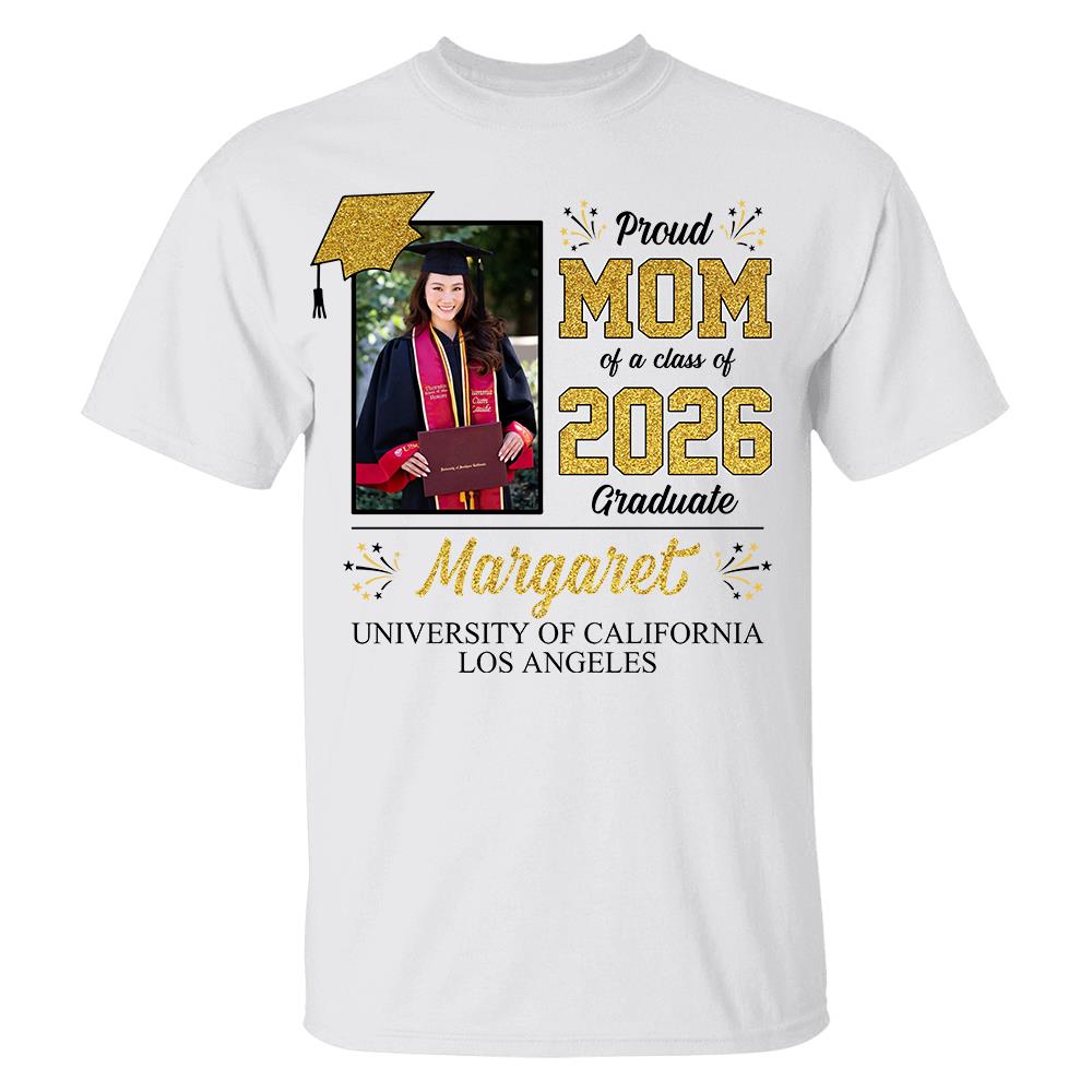 Personalized Graduation Shirts Custom Graduation Shirt Class of 2026 Family Gifts For Family Member Graduation Shirt Vr2 Na02 Hv01