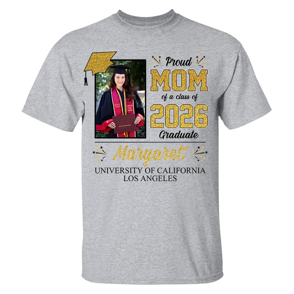 Personalized Graduation Shirts Custom Graduation Shirt Class of 2026 Family Gifts For Family Member Graduation Shirt Vr2 Na02 Hv01