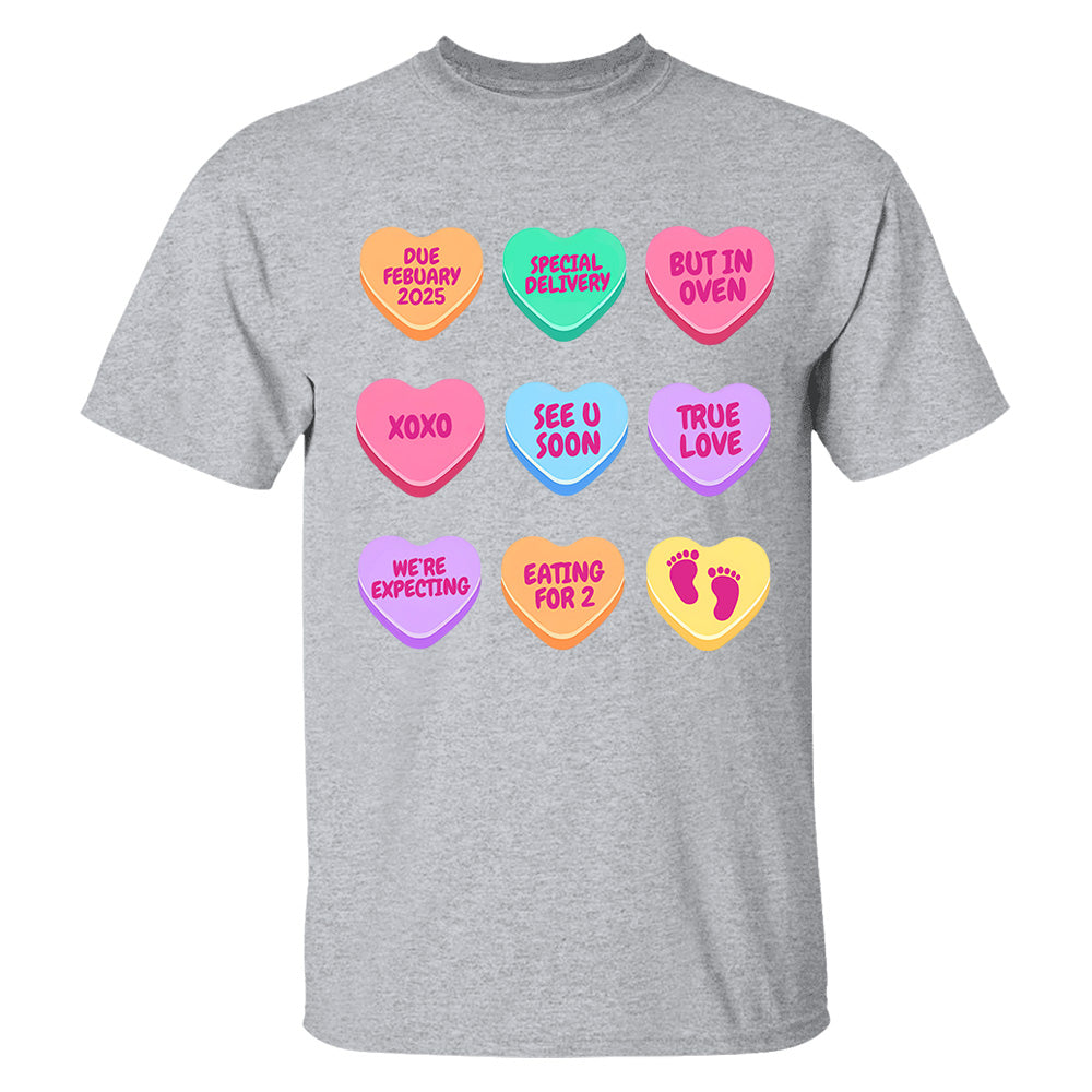 Valentine's Day Pregnancy Announcement Shirt, Valentine Baby Announcement, Valentine Baby Shower, Valentine Pregnancy Shirt, Expecting Gift Tu20