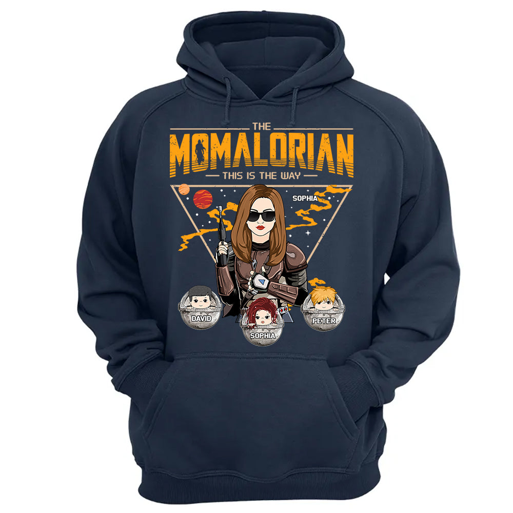 The Momalorian This Is The Way - Personalized Shirt Gift For Mom DO98